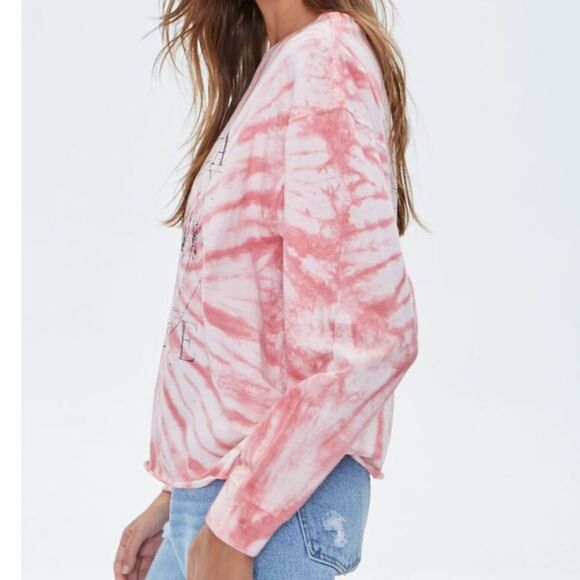 Forever 21 Fate Long Sleeve Tie Dye Tee - Picture 4 of 9